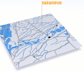 3d view of Narāīnpur