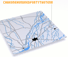 3d view of Chak One Hundred Forty-two Ten R
