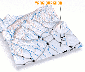 3d view of Yangiqŭrghon