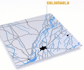 3d view of Kāliānwāla