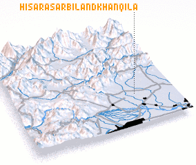 3d view of Hisāra Sarbiland Khan Qila