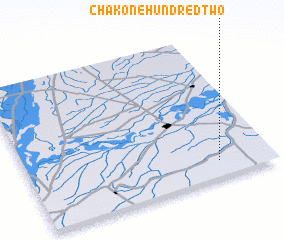 3d view of Chak One Hundred Two