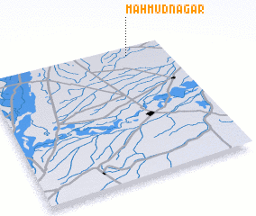 3d view of Mahmūdnagar