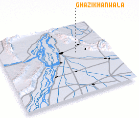 3d view of Ghāzi Khānwāla