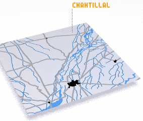 3d view of Chāh Tillal