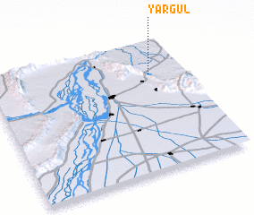 3d view of Yār Gul