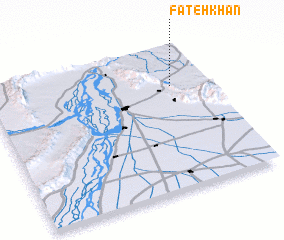 3d view of Fateh Khān