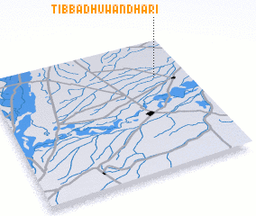 3d view of Tibba Dhuwān Dhāri