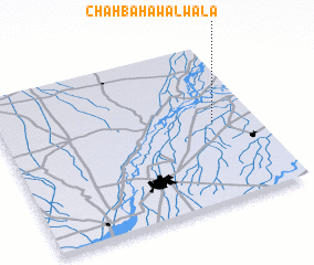 3d view of Chāh Bahawalwāla