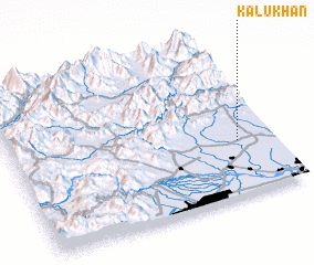 3d view of Kālu Khān