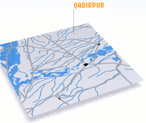 3d view of Qādirpur