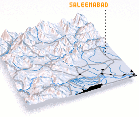 3d view of Saleemabād