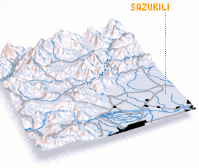 3d view of Sāzu Kili