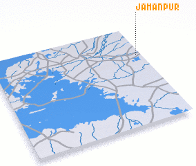3d view of Jamanpur