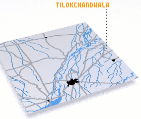 3d view of Tilok Chandwāla