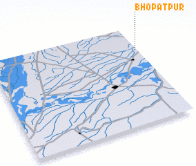 3d view of Bhopatpur