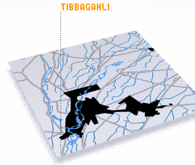 3d view of Tibba Gahli