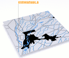 3d view of Kurhiānwāla