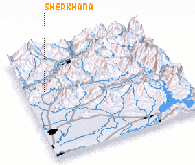 3d view of Sher Khāna