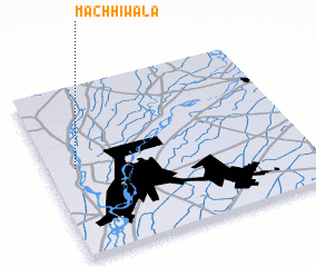 3d view of Machhiwāla