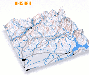 3d view of Awi Shāh