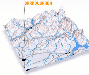 3d view of Barmol Bānda