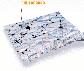 3d view of Sultan-Abad