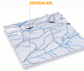 3d view of Dhok Dalwāl