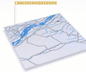 3d view of Chak One Hundred Nine