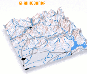 3d view of Ghākhe Bānda