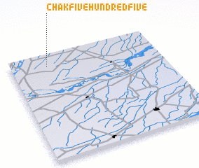 3d view of Chak Five Hundred Five