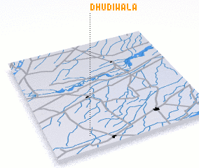 3d view of Dhudiwāla