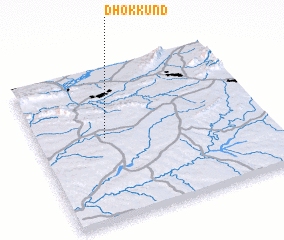 3d view of Dhok Kund