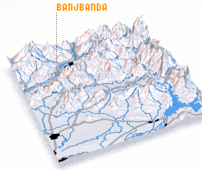 3d view of Banj Bānda