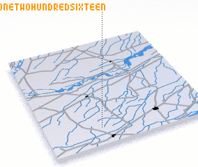 3d view of Chak Forty-one-Two Hundred Sixteen