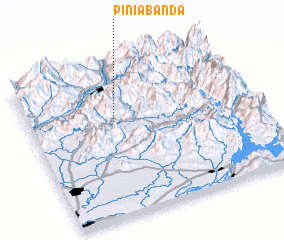 3d view of Piniā Bānda