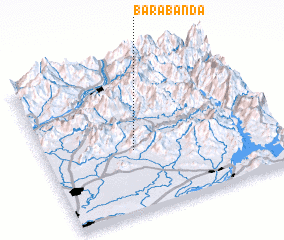3d view of Bara Bānda