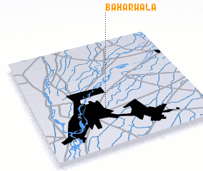 3d view of Baharwāla