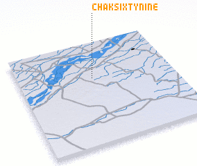 3d view of Chak Sixty-nine