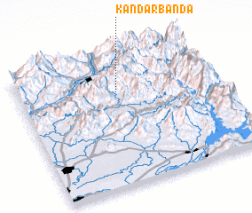 3d view of Kandar Bānda