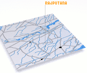 3d view of Rājputāna