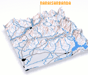 3d view of Narai Sar Bānda