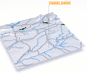 3d view of Sawāl Dhok