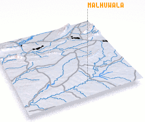 3d view of Malhuwāla