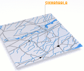 3d view of Sikhānwāla