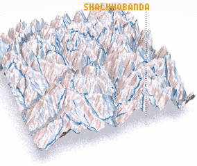 3d view of Shalkho Bānda