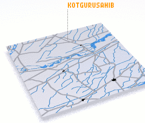 3d view of Kot Guru Sāhib