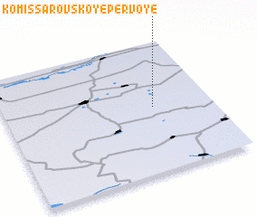 3d view of Komissarovskoye Pervoye