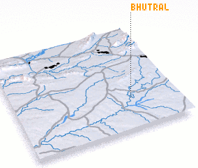 3d view of Bhutrāl