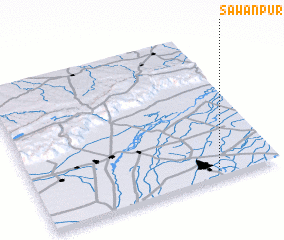 3d view of Sawānpur